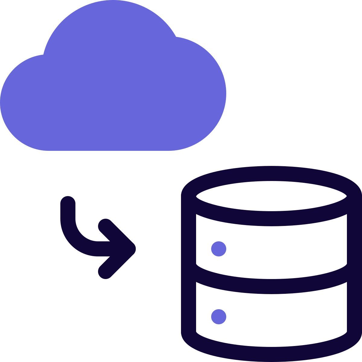 base de datos en la nube icon