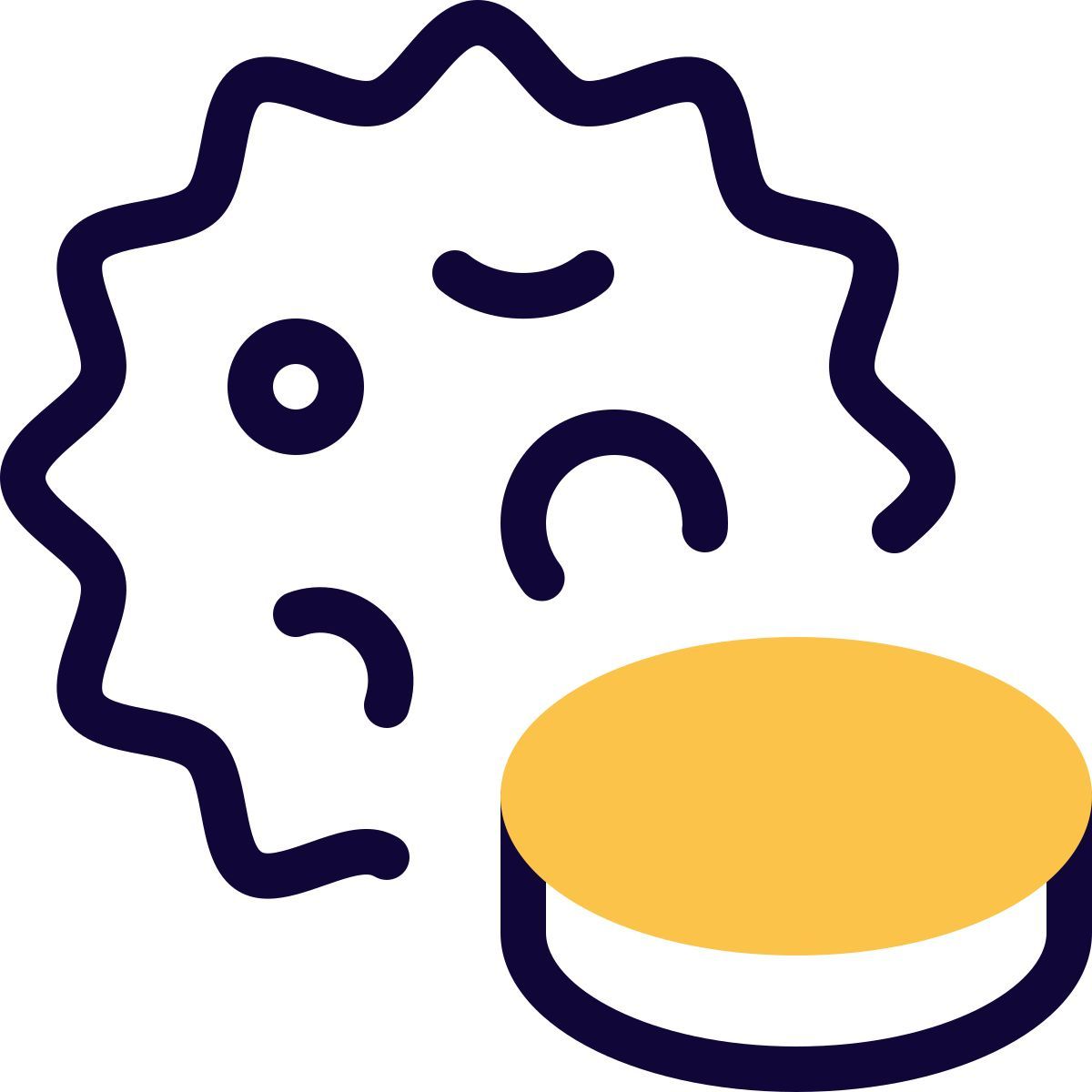 coronavirus medicine icon