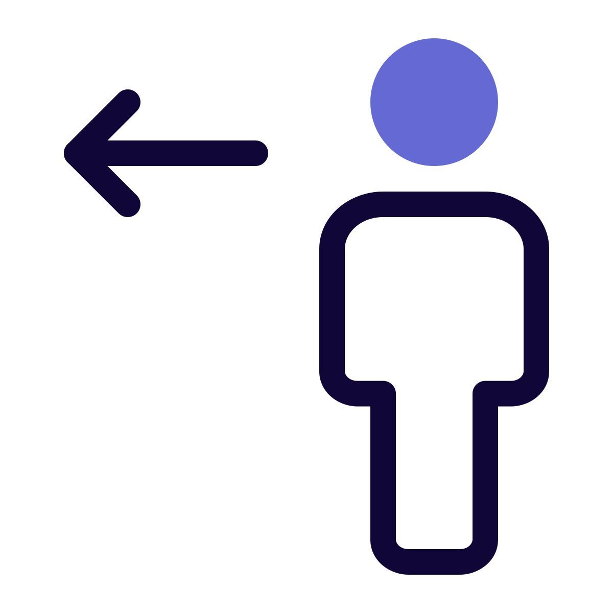 corporate login portal isolated on a white background icon