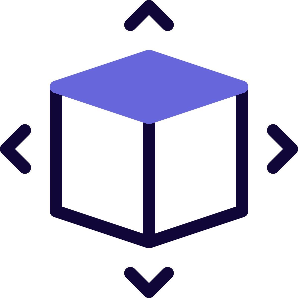 3d model direction icon