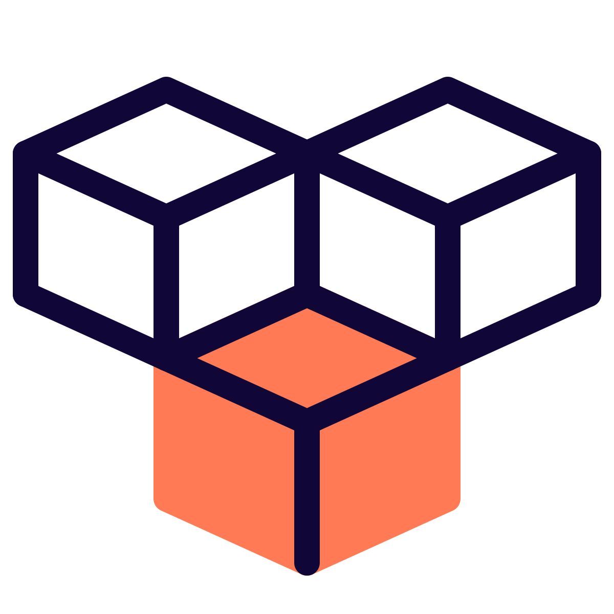 structure cubique icon