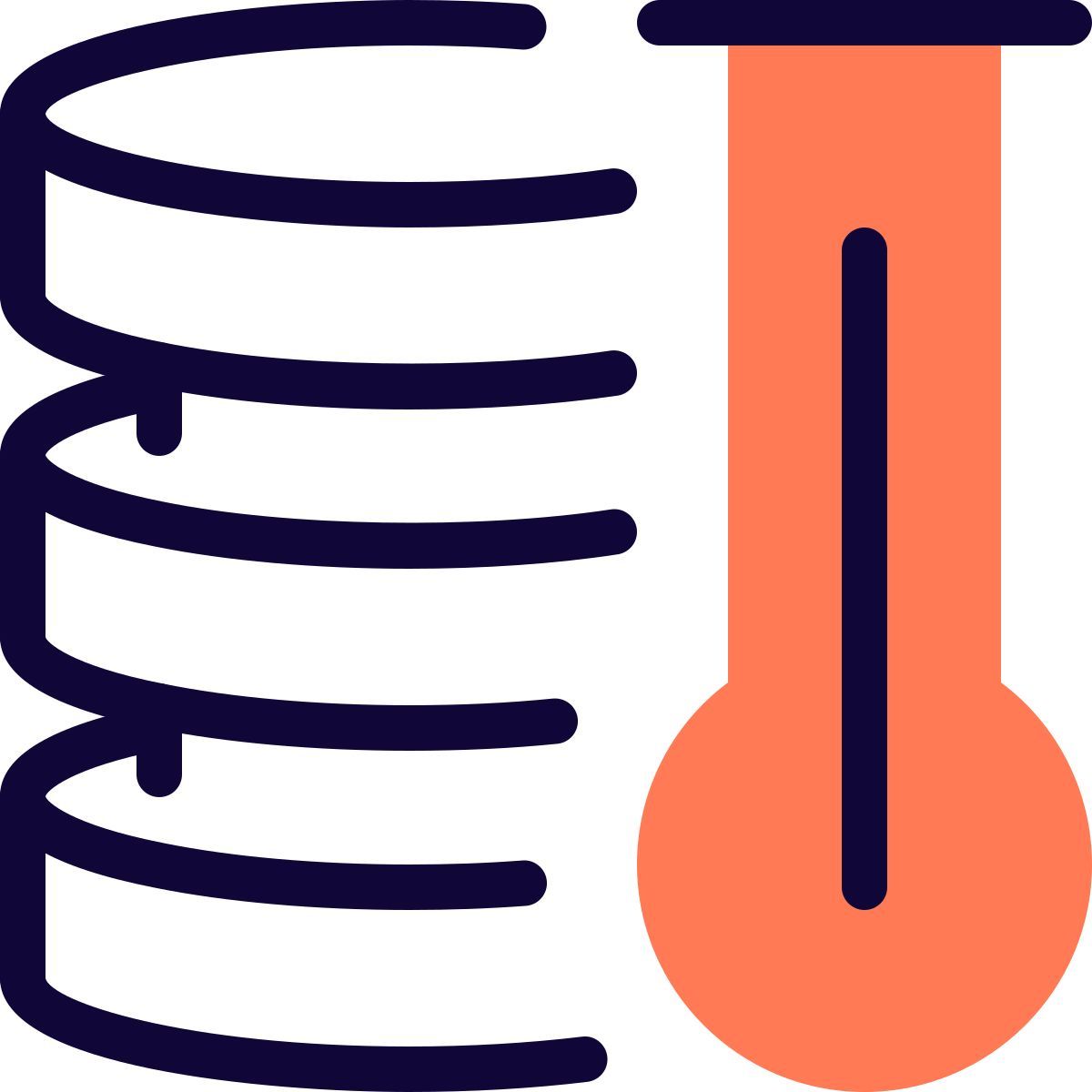 température du serveur icon