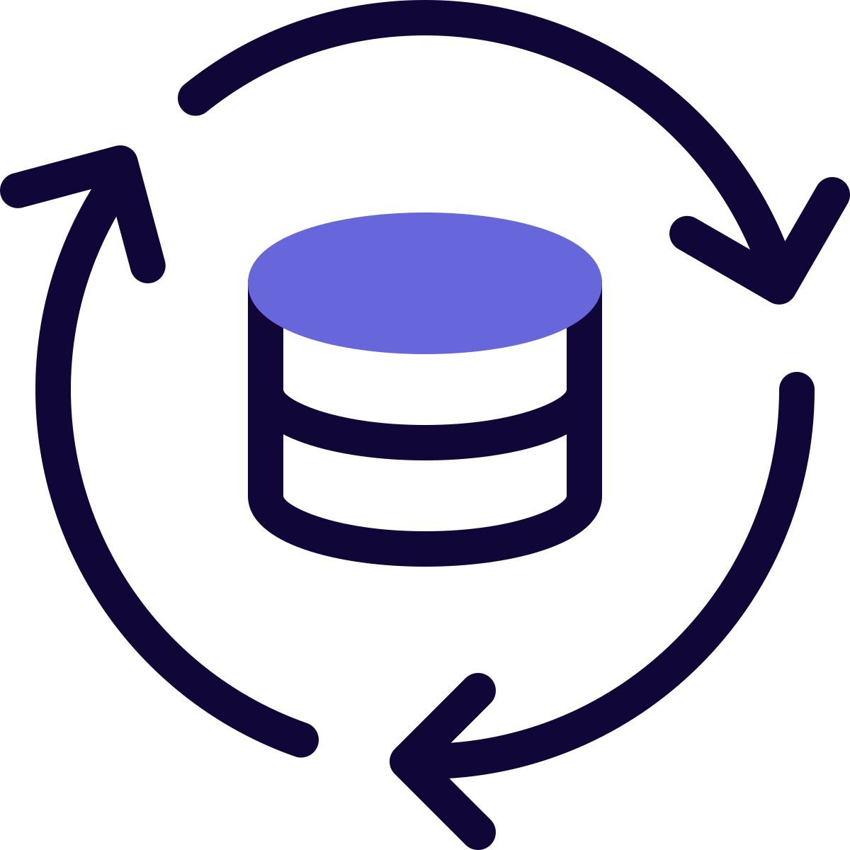 database synchronization icon