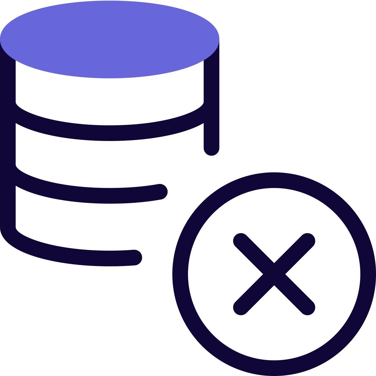 elimina database icon
