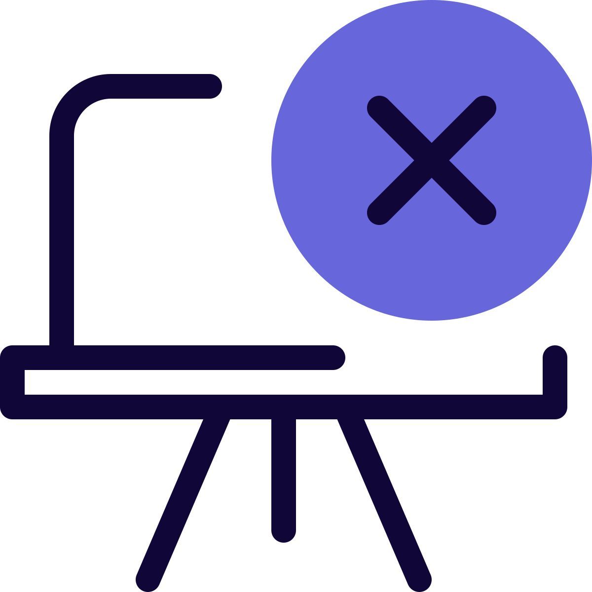 tableau interactif supprimer icon