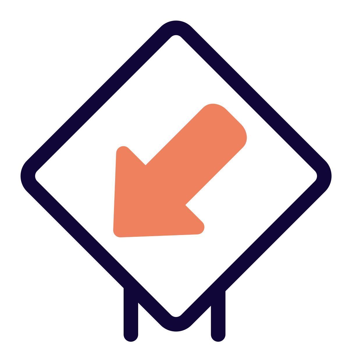 靠左行驶标志 icon