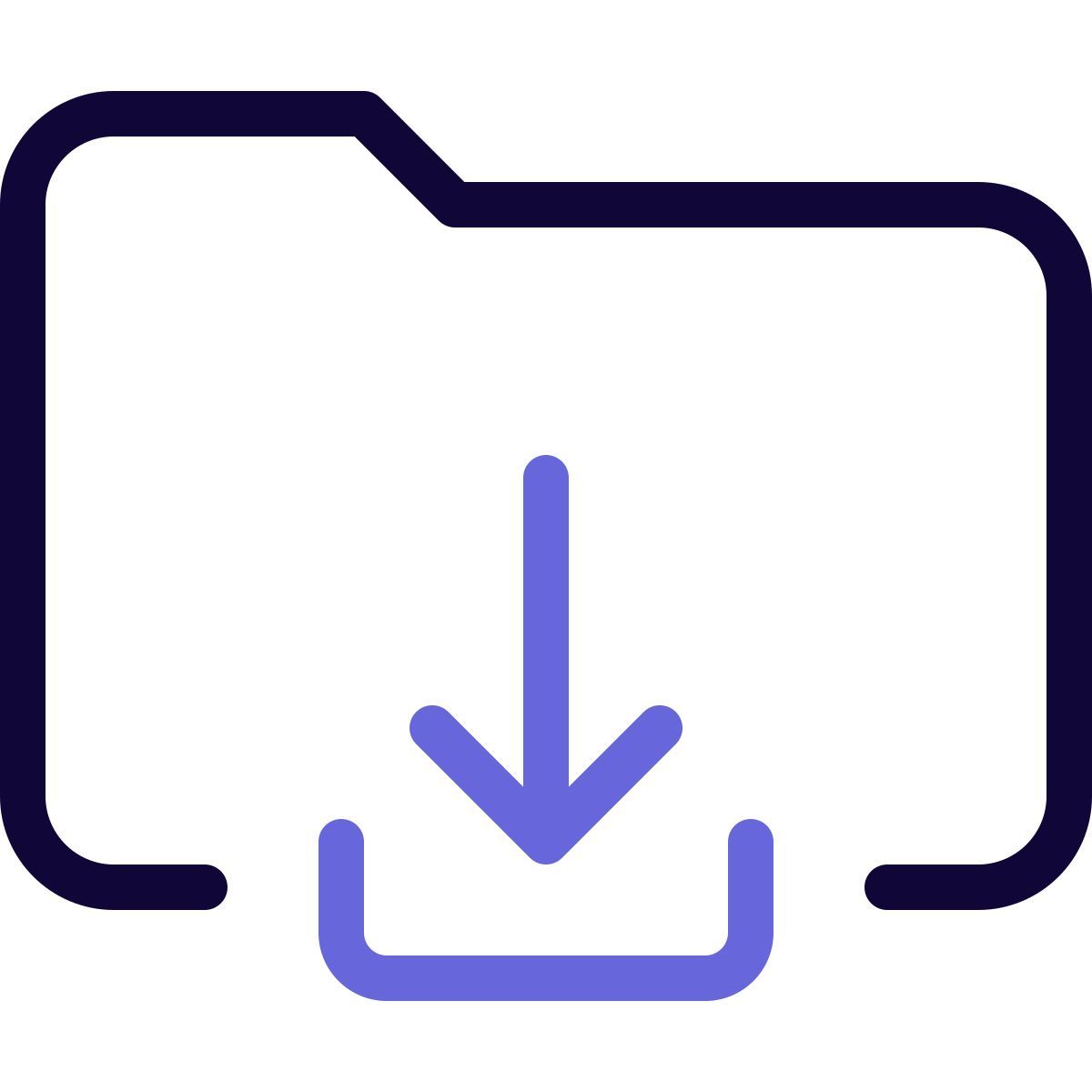 carpeta de descarga icon