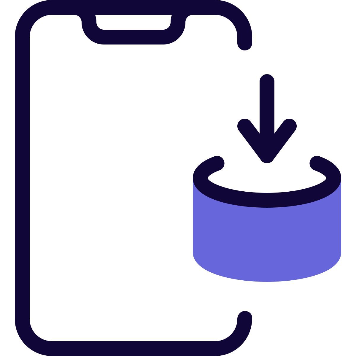 mobile download icon