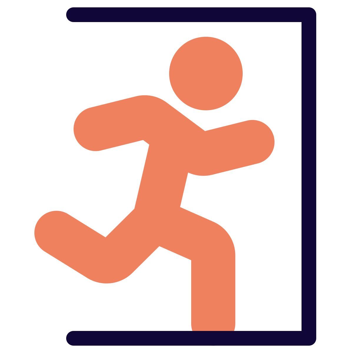emergency exit icon