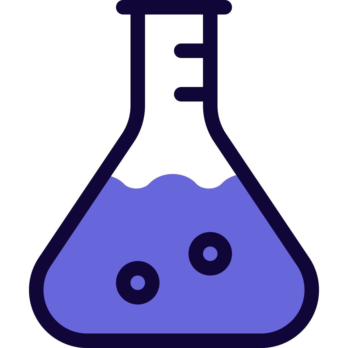 erlenmeyer test flask icon