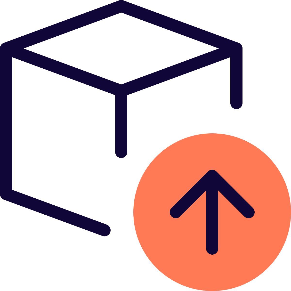 export 3d model icon