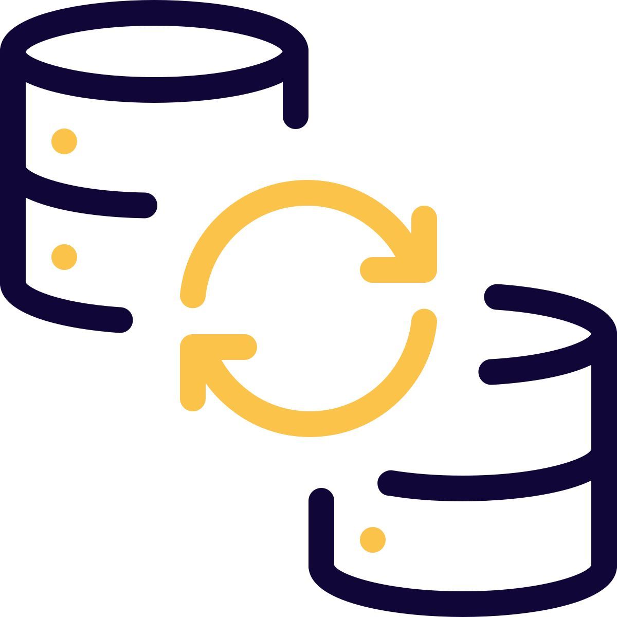database synchronization icon