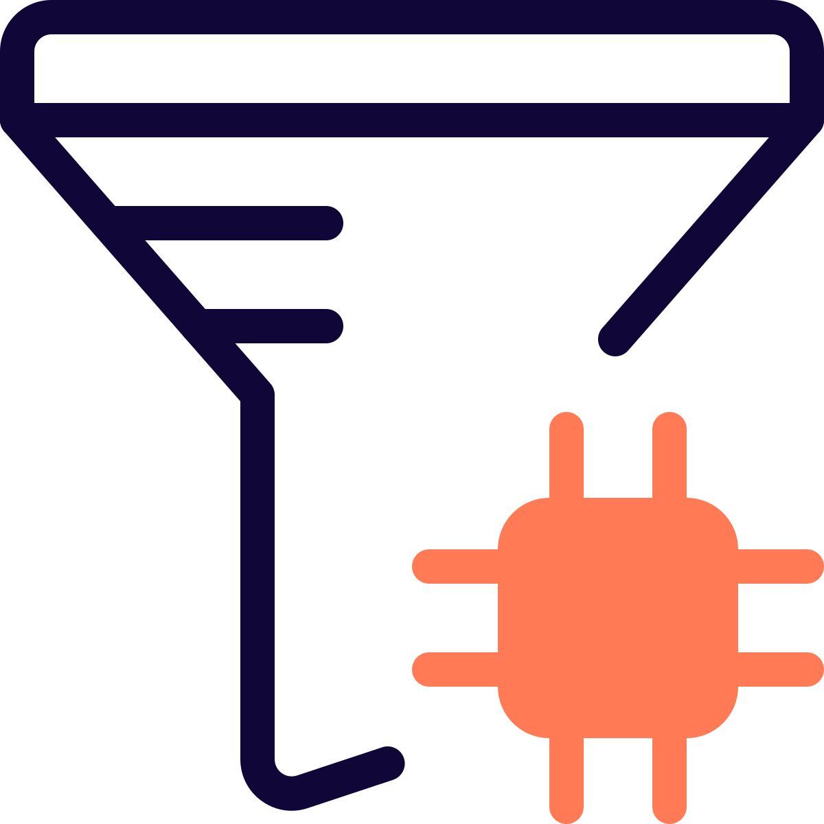 microprocessor filter icon