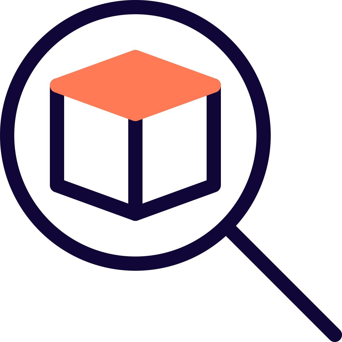 find 3d model icon