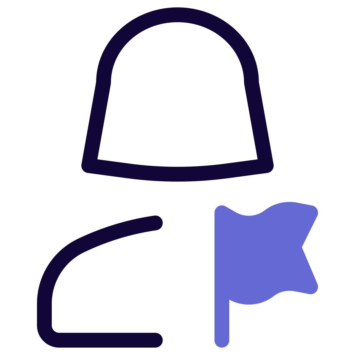 bandera de usuario icon