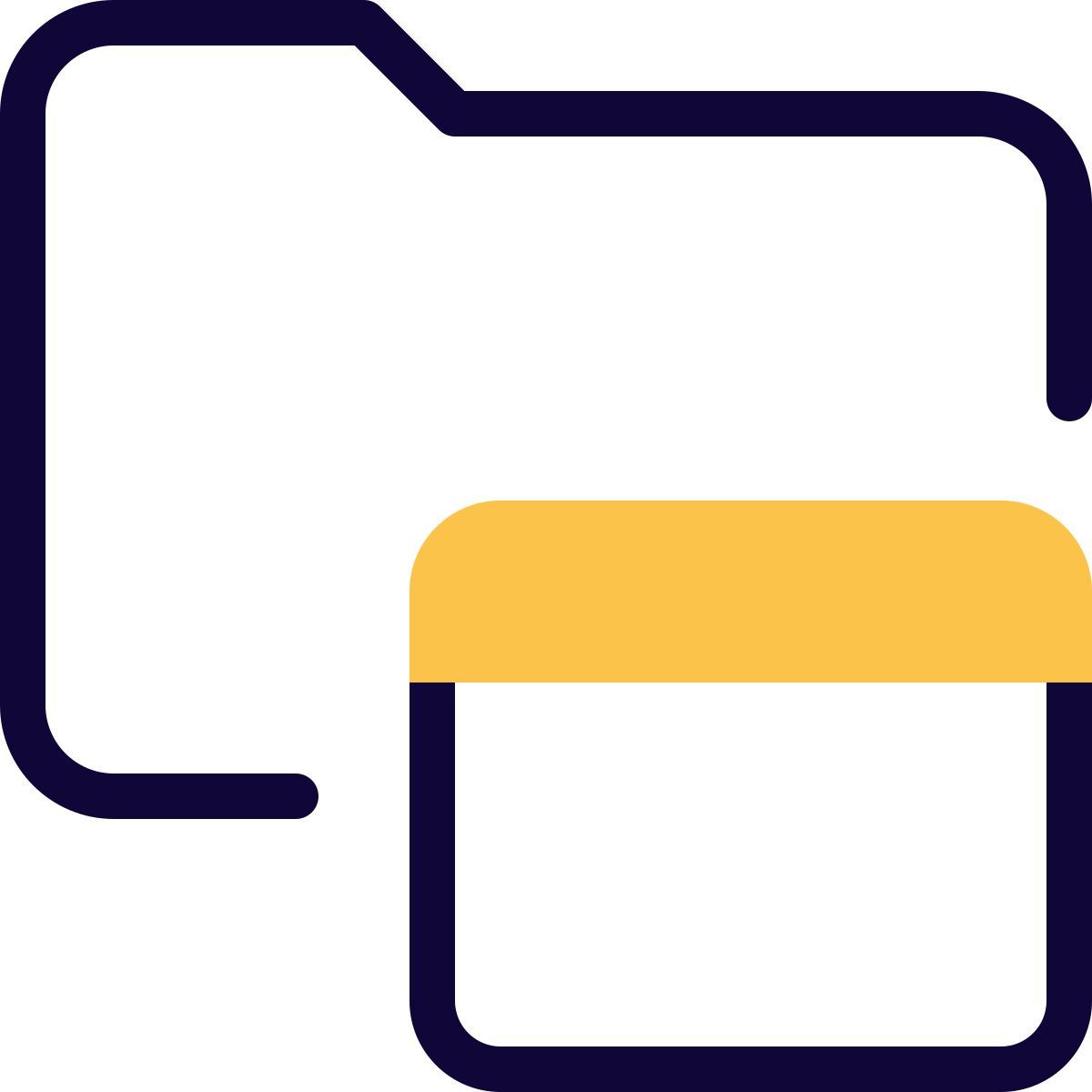 온라인 폴더 icon