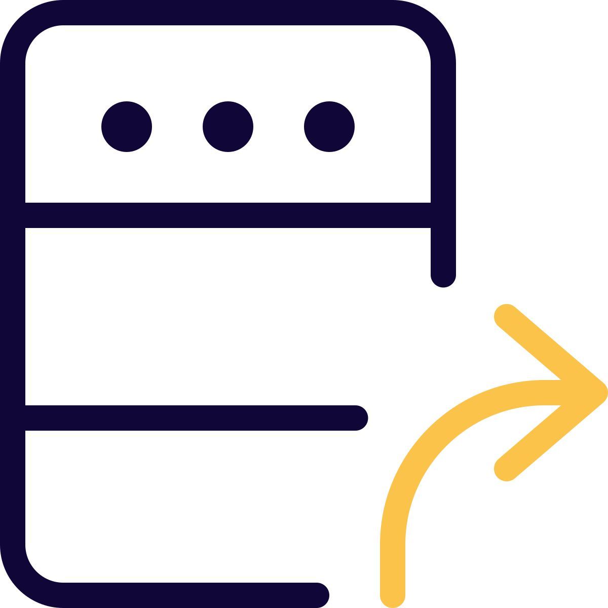 transférer au serveur icon
