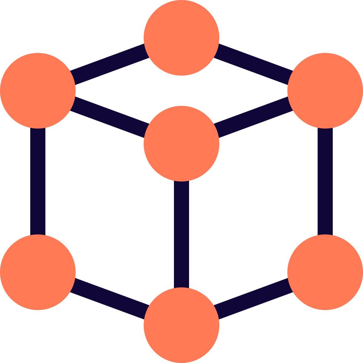 3d shape framework icon