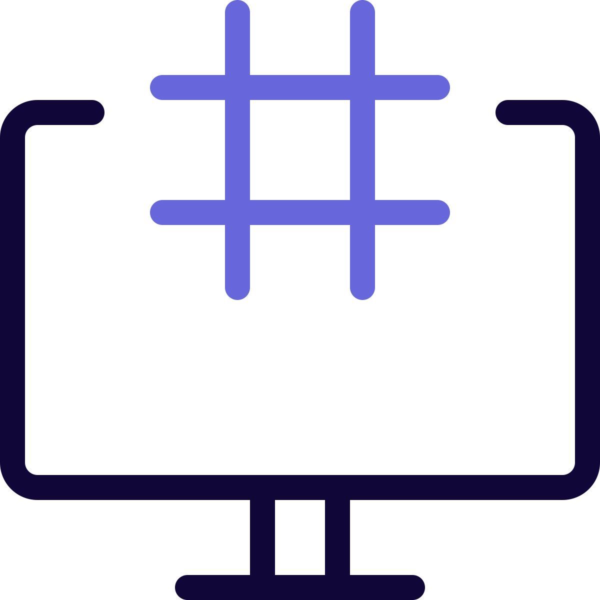 social media hashtag icon