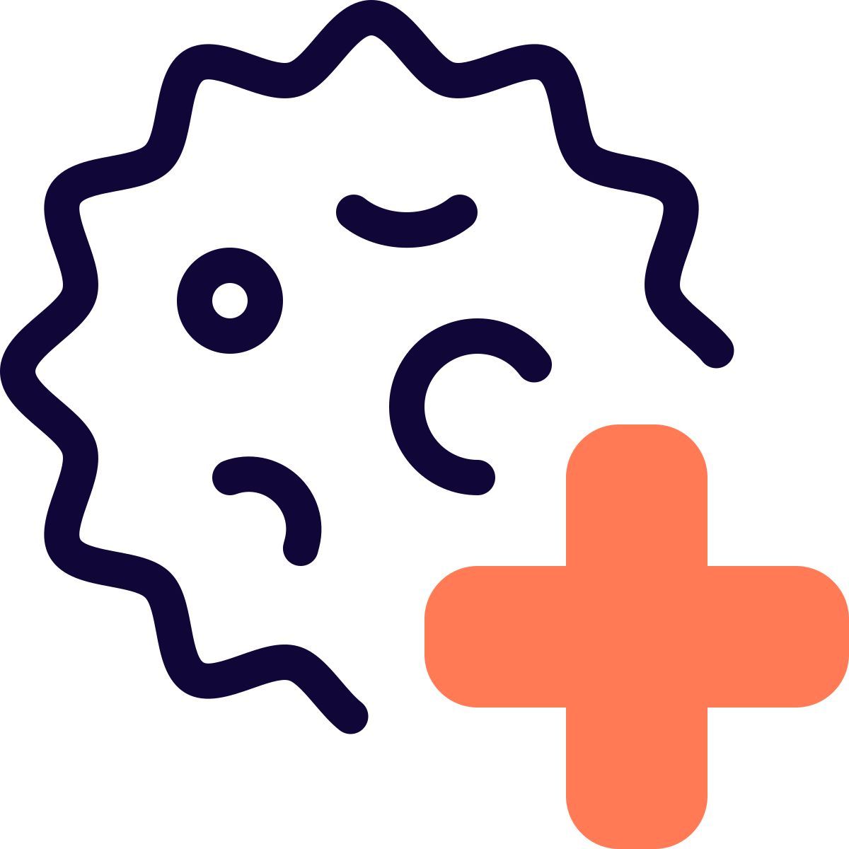 coronavirus clinic icon