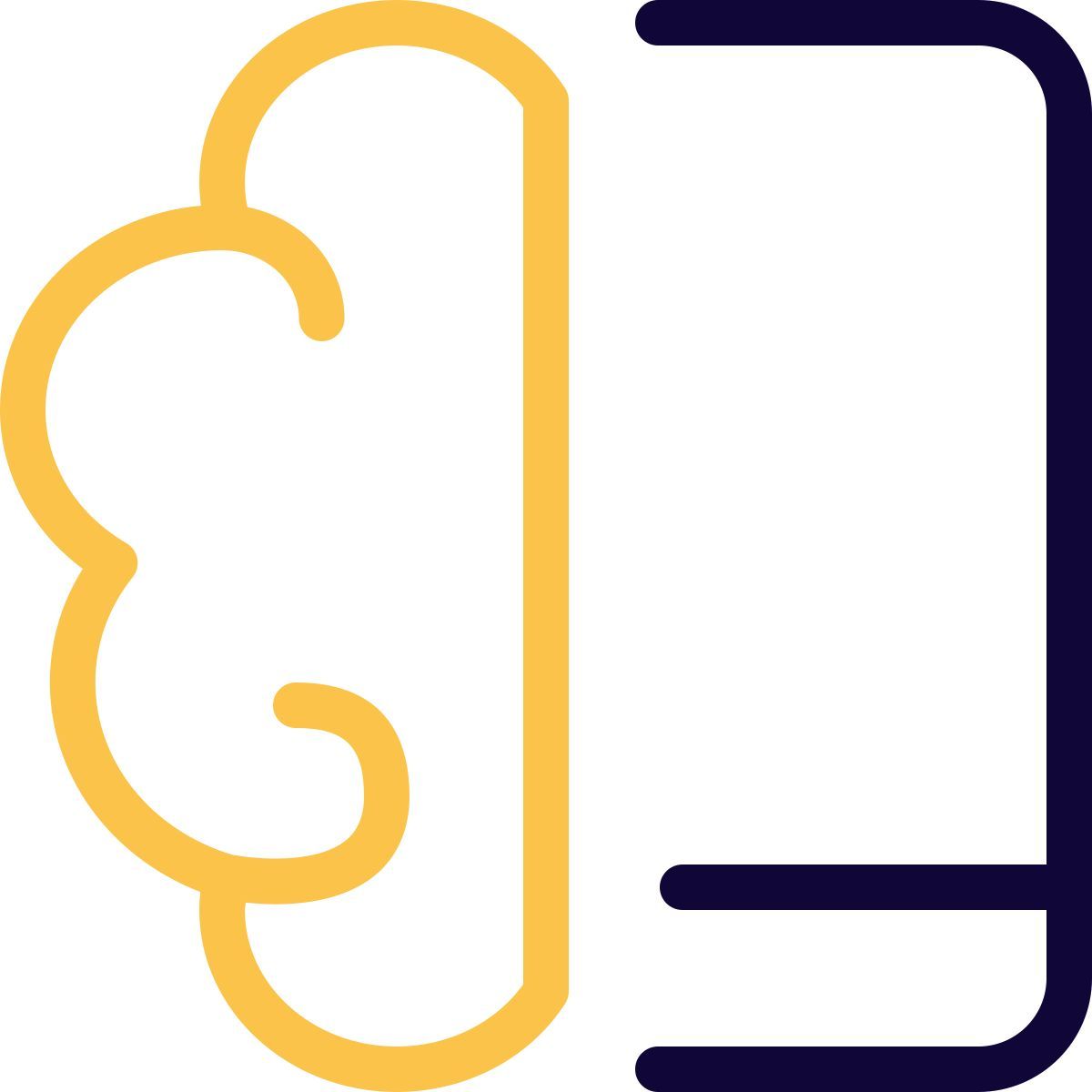 mobile brain icon