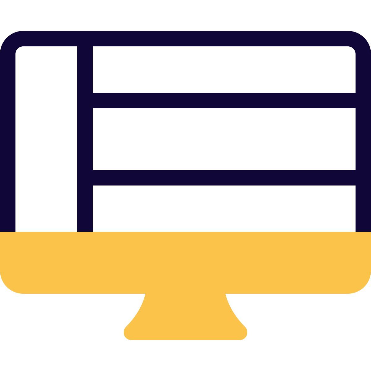 layout da área de trabalho icon