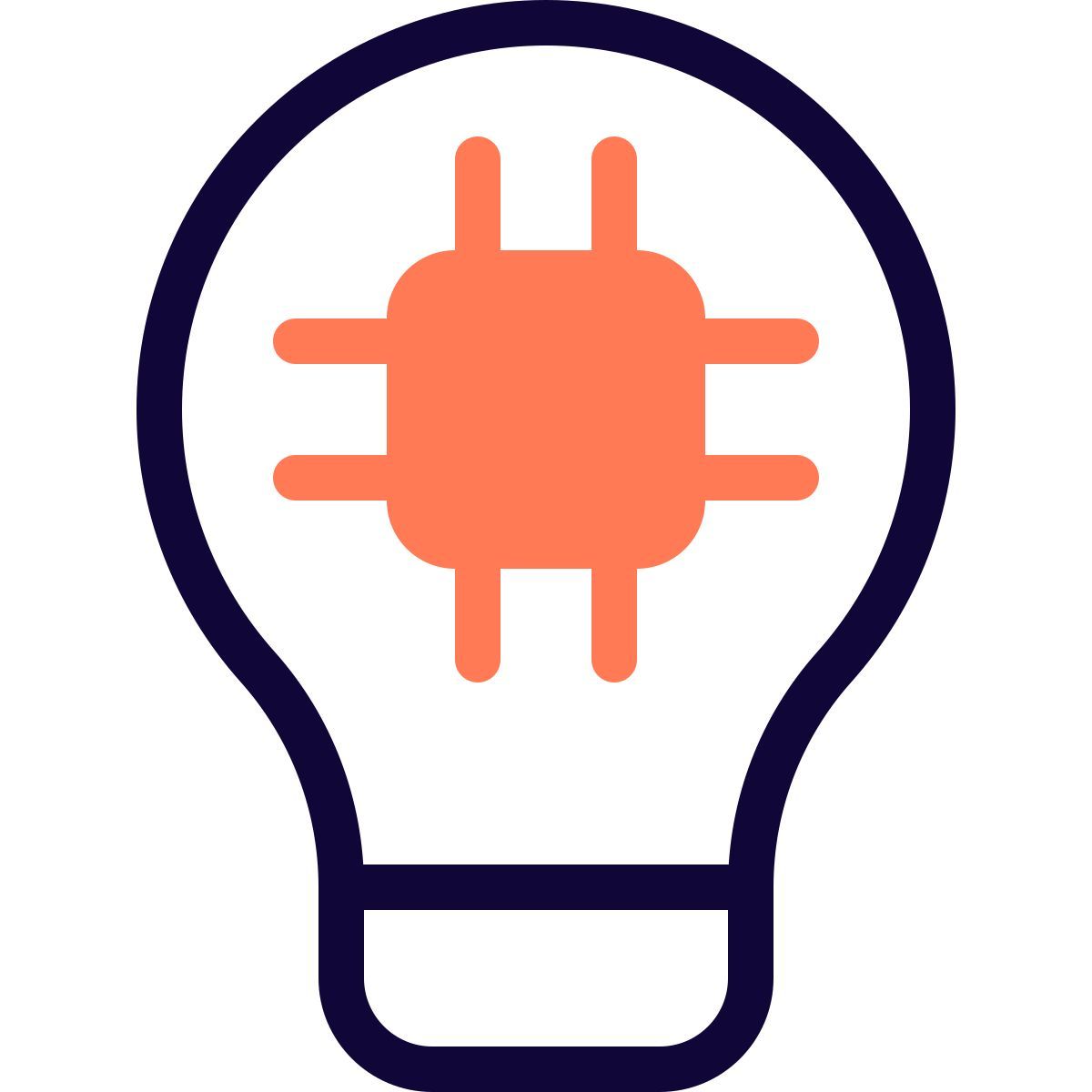 microprocessor idea icon