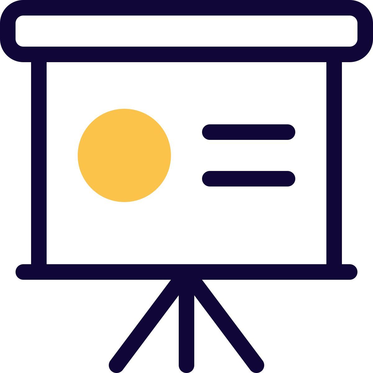 infographics presentation icon