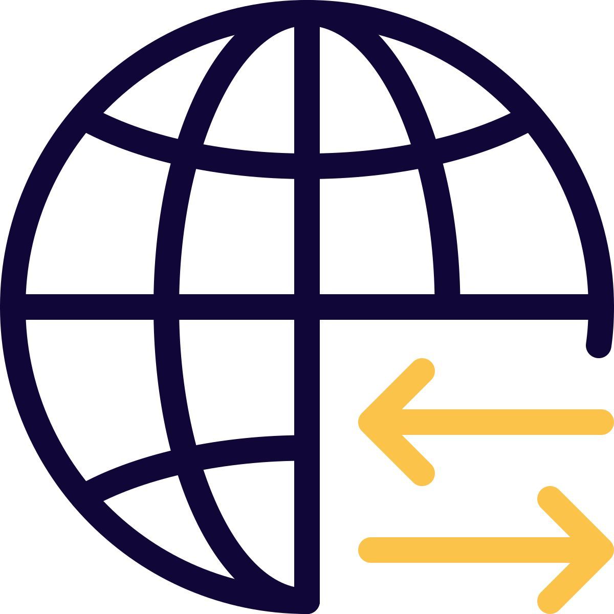 internet exchange icon