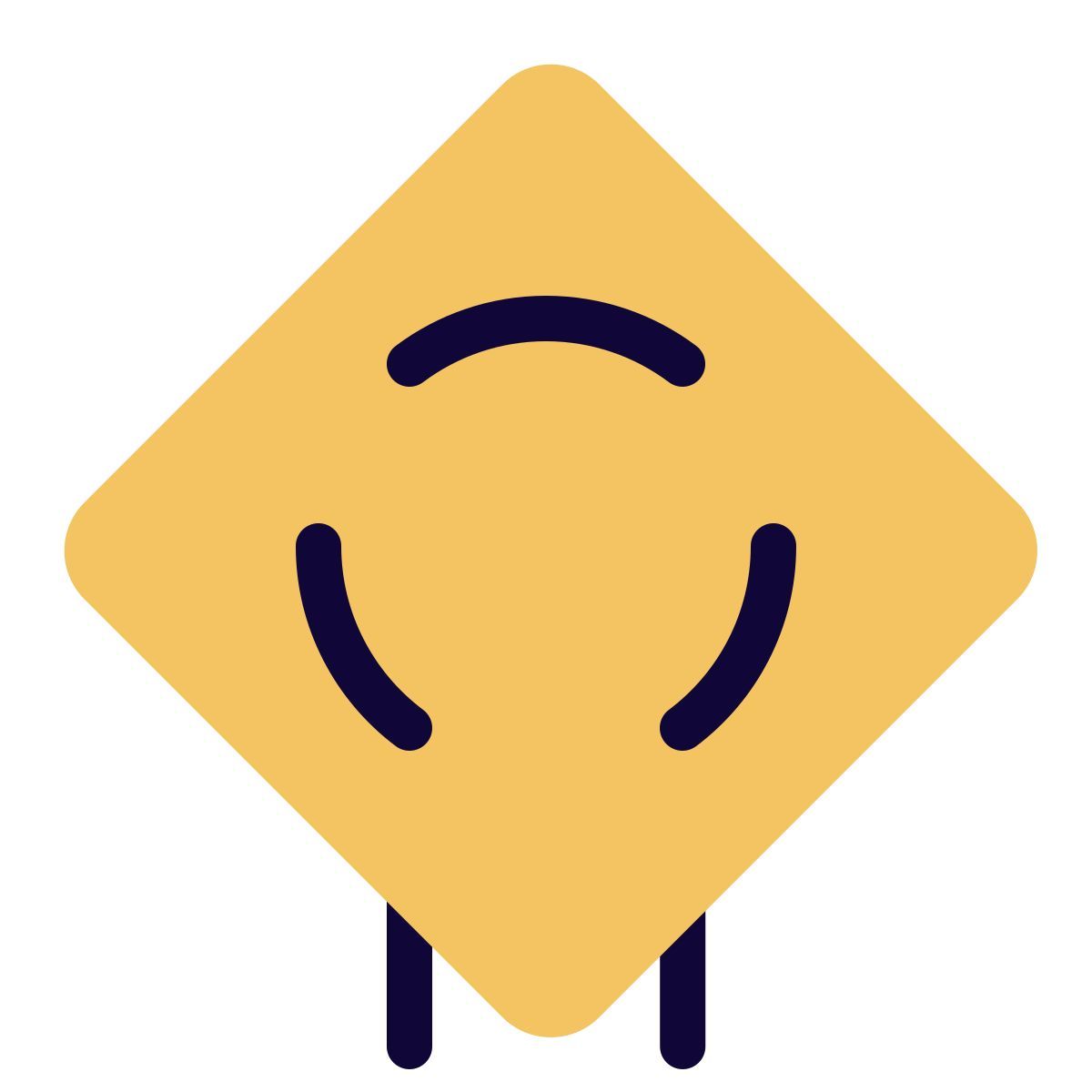 señal de rotonda icon