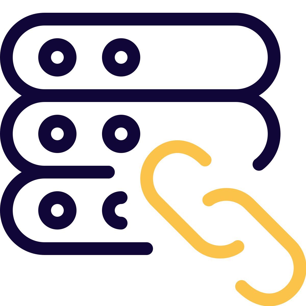 collegamento esterno per accedere a un server in una posizione remota server solid tal revivo icon