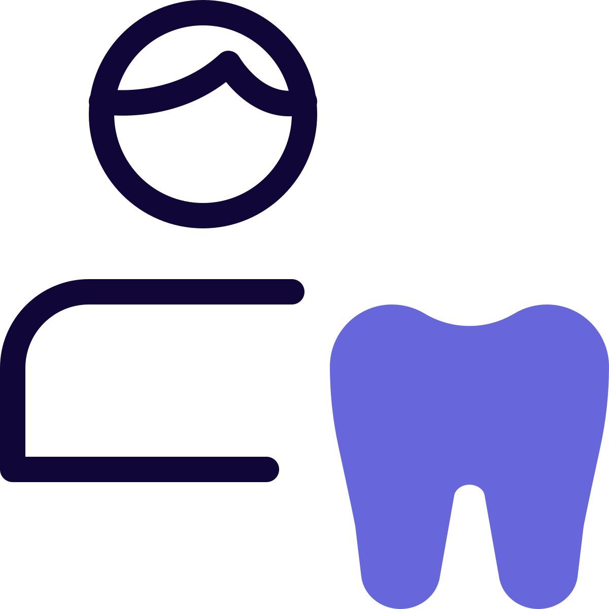 남성 치과 환자 icon