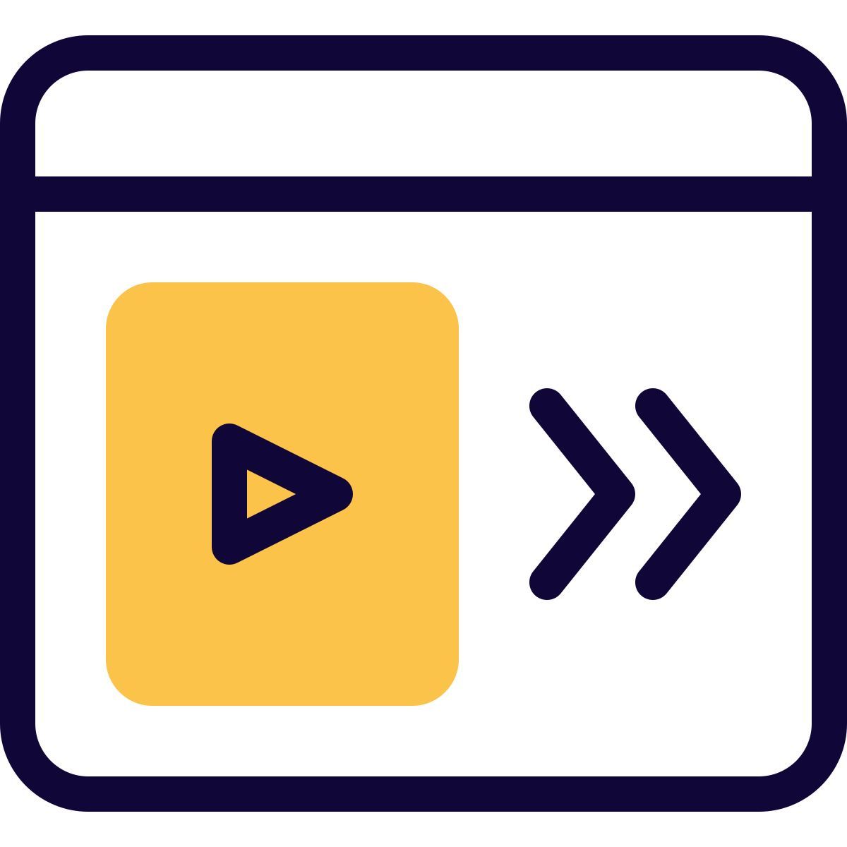 lettore multimediale online icon