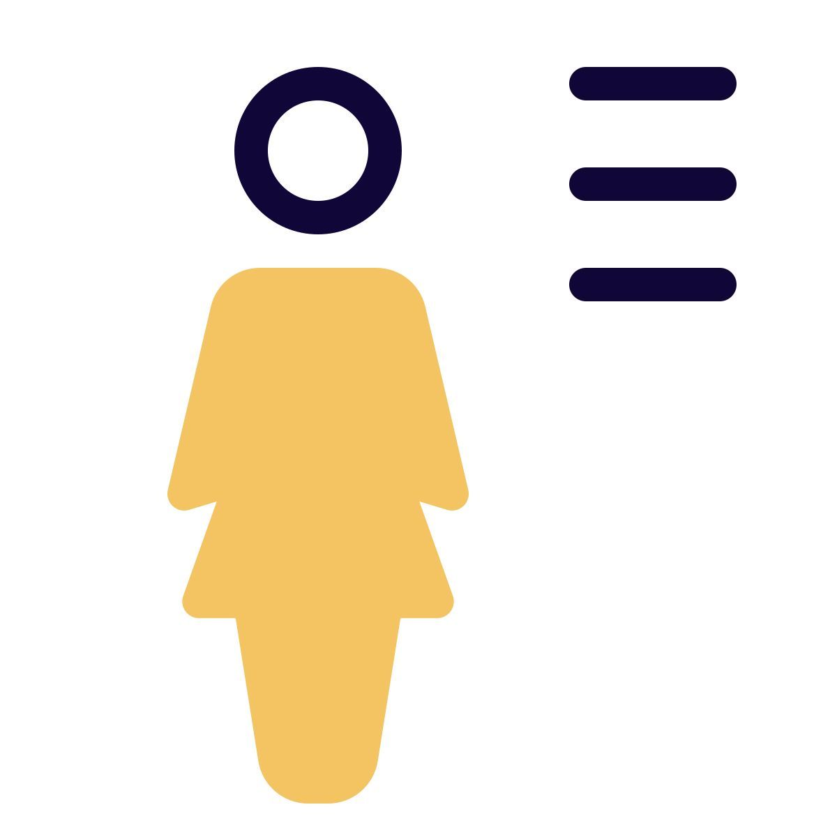 меню пользователя icon