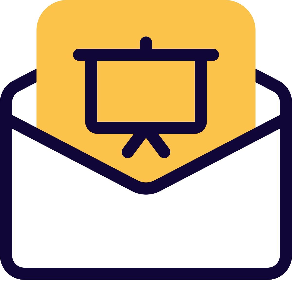 mail presentation icon