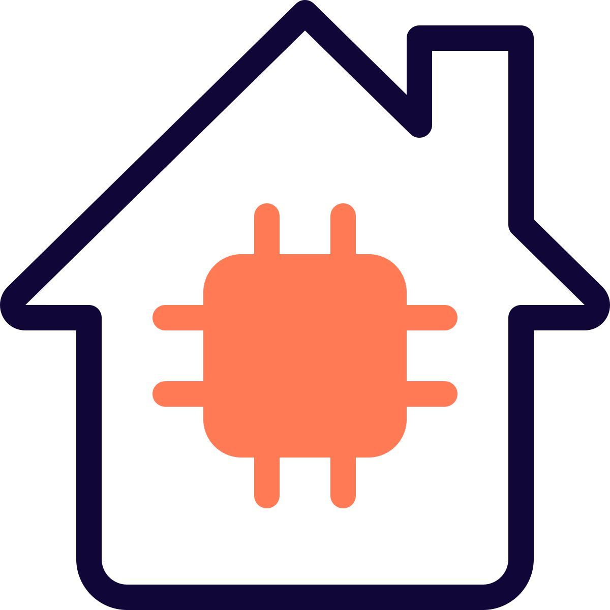 home microprocessor icon