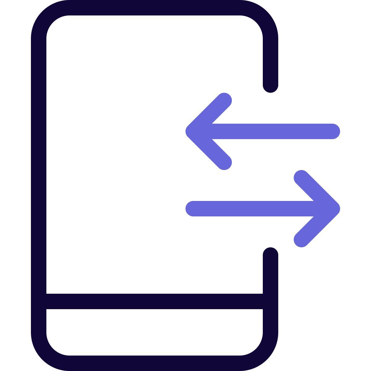 mobile data transfer icon