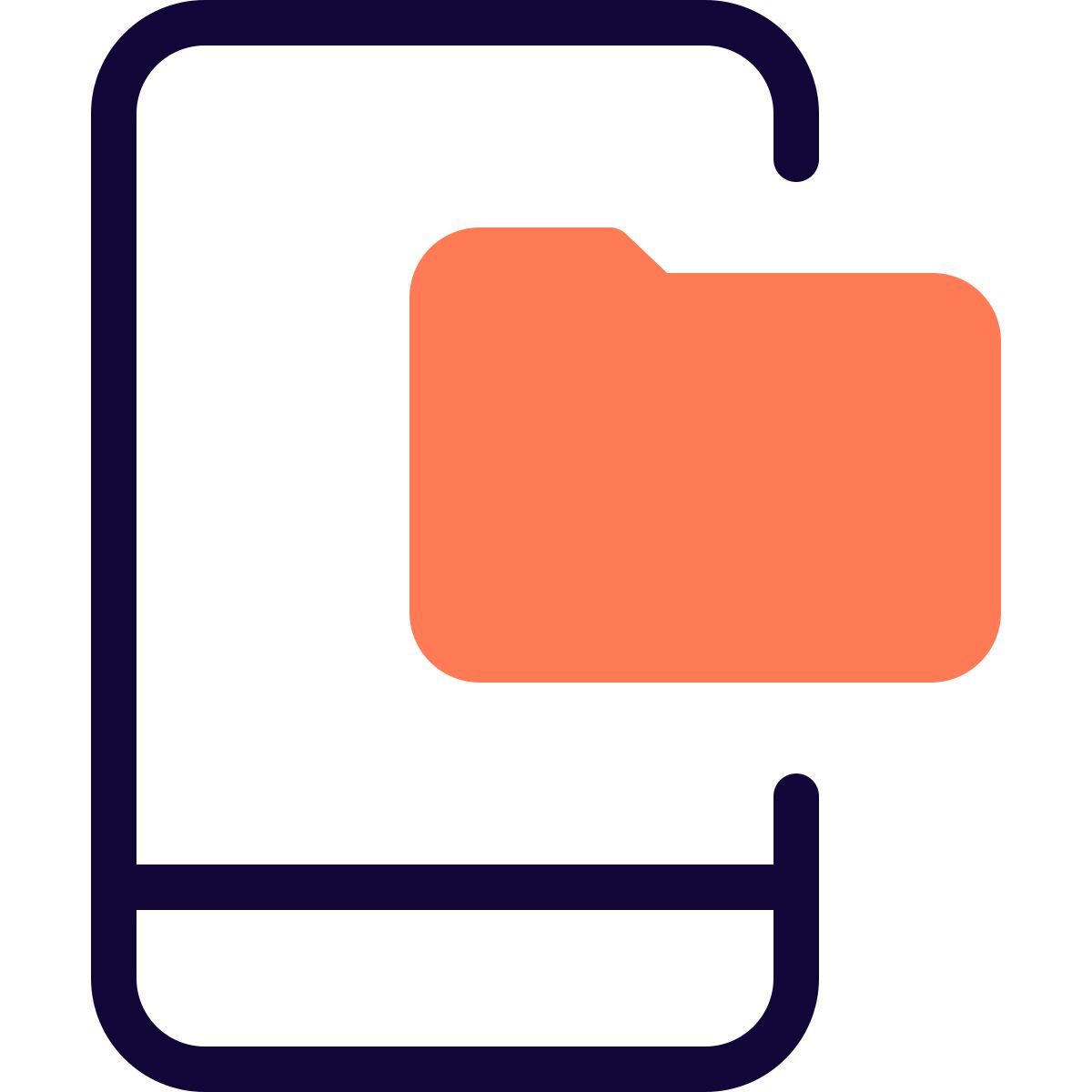 mobile folder icon