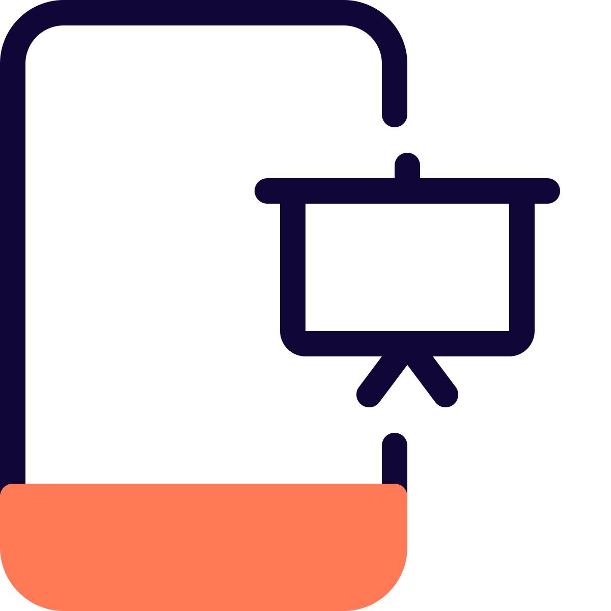 mobile presentation icon