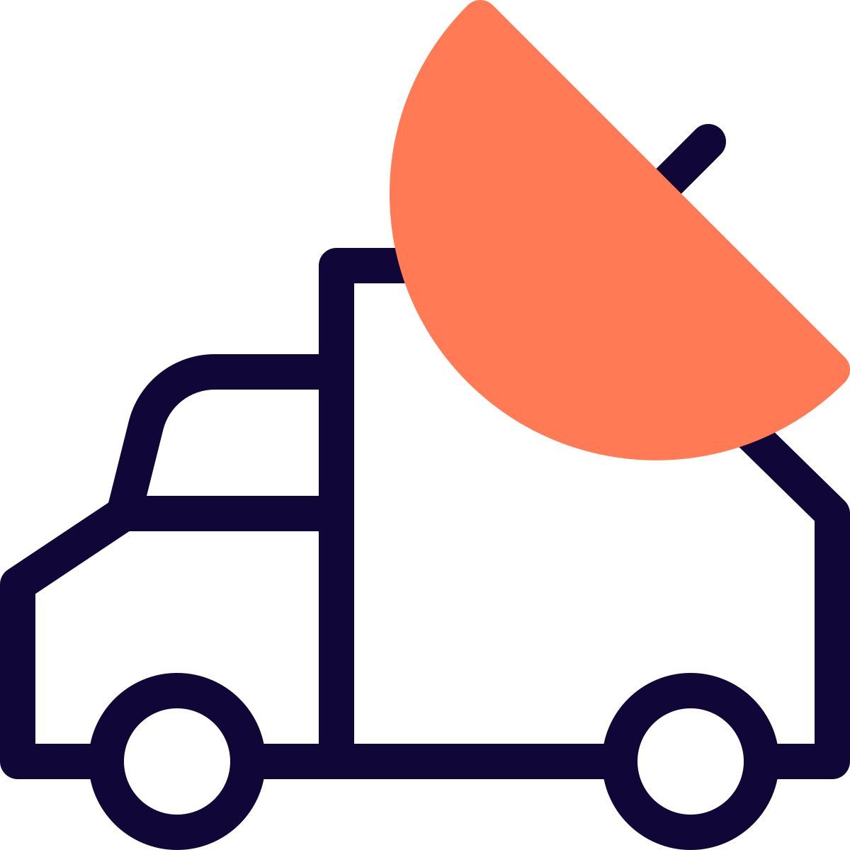 camion satellitare icon