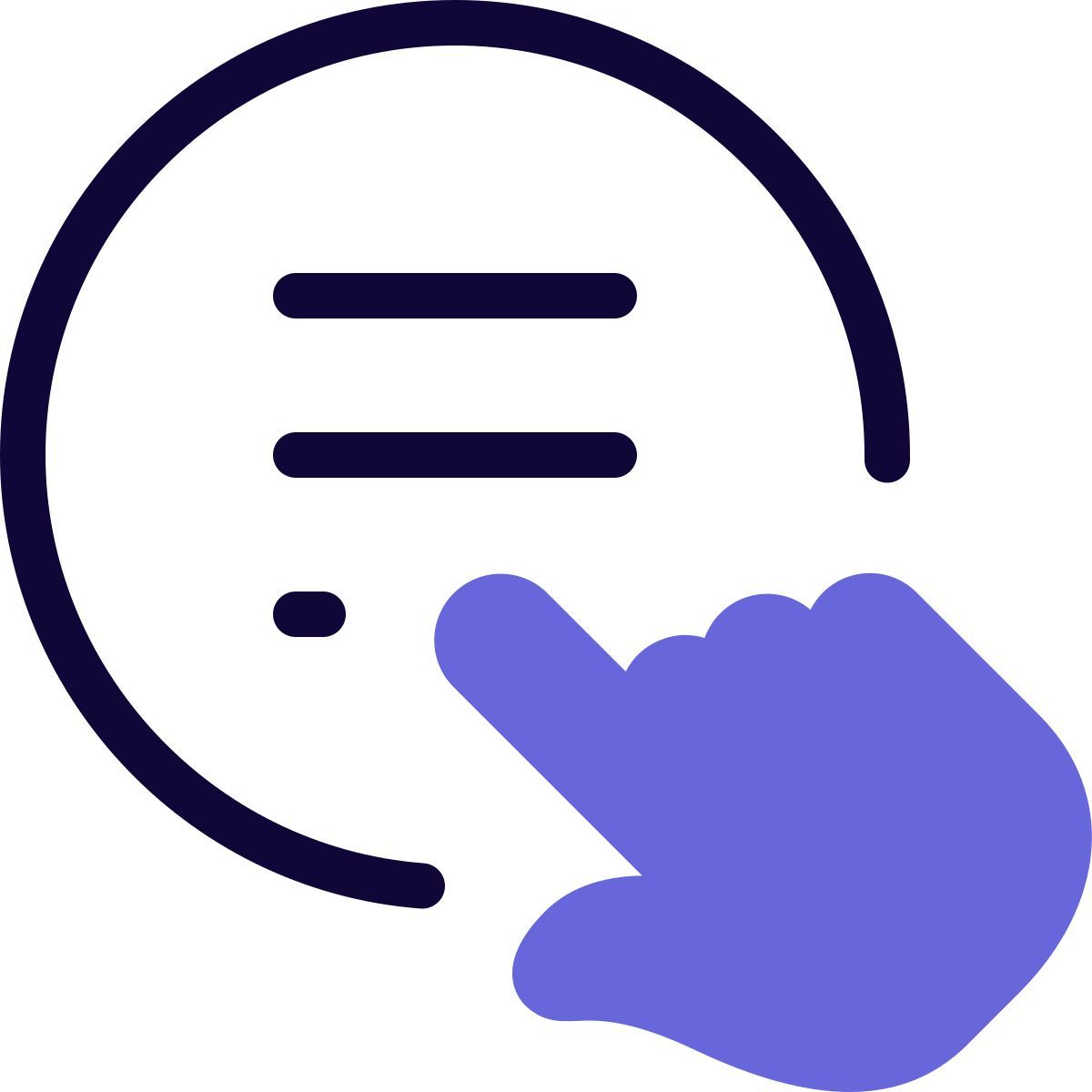 click on hamburger menu icon