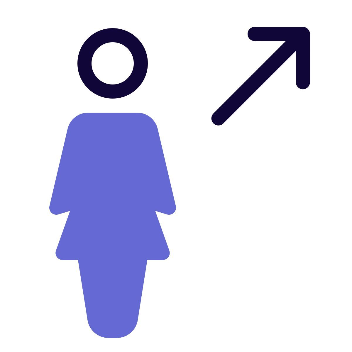 moverse en diagonal icon