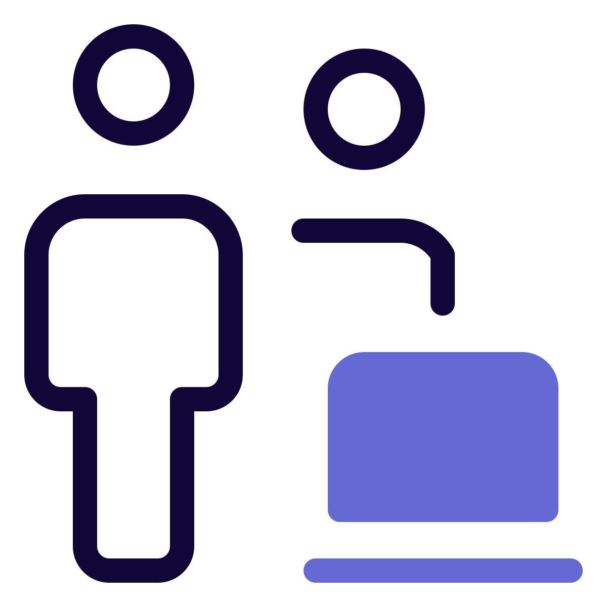 laptop users icon