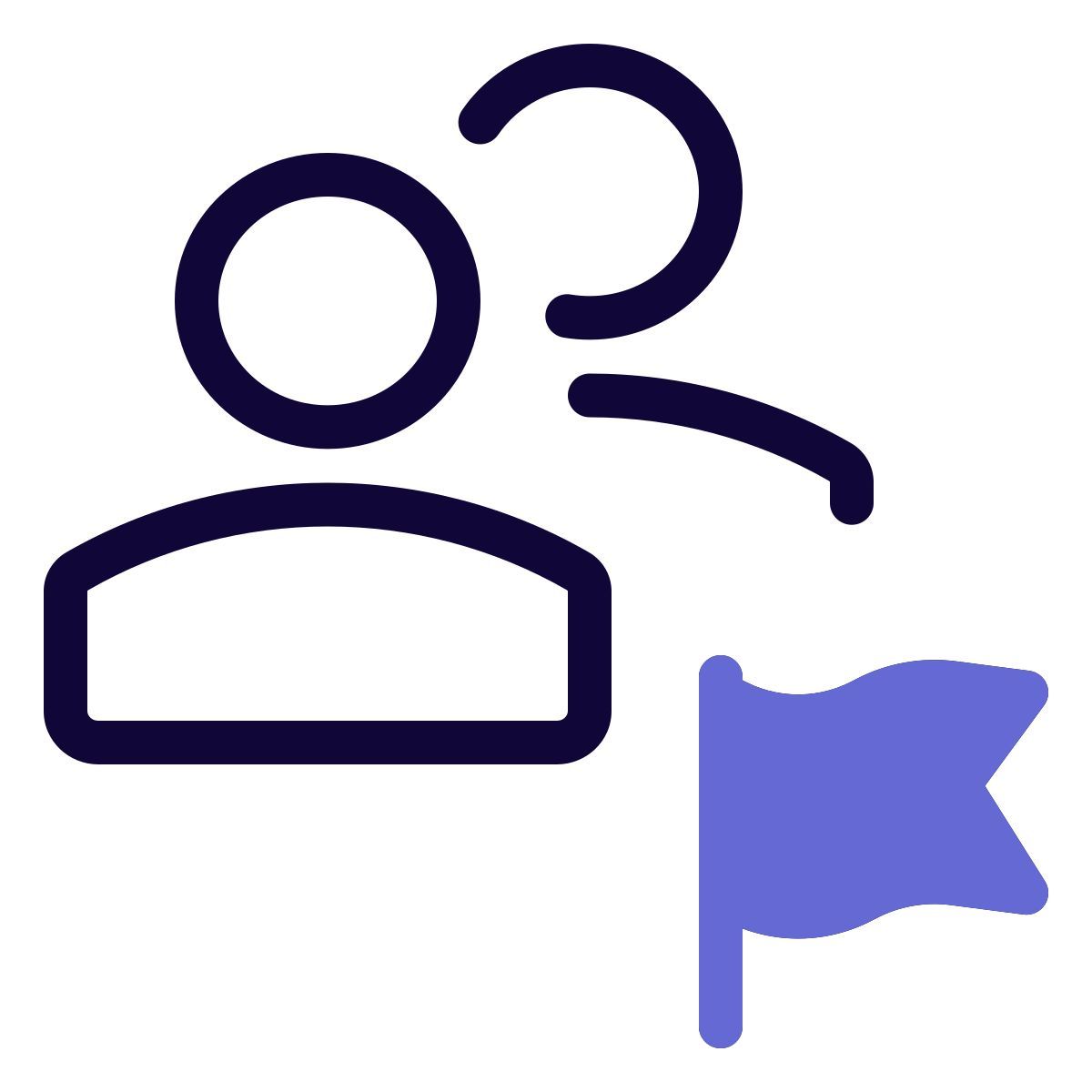 flagged users icon