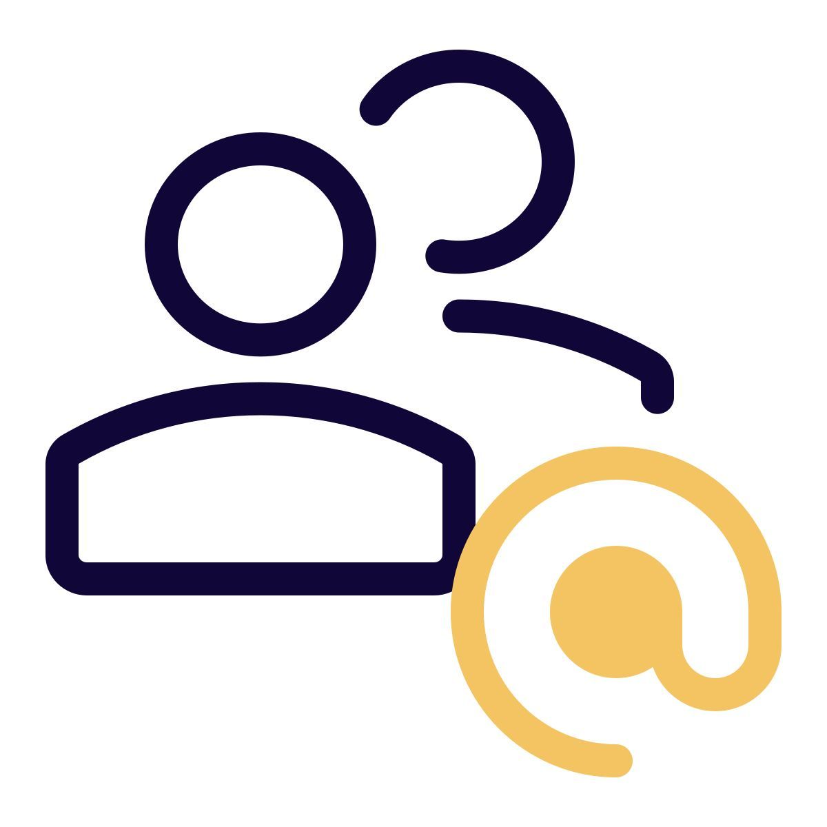 groupe de courrier électronique icon