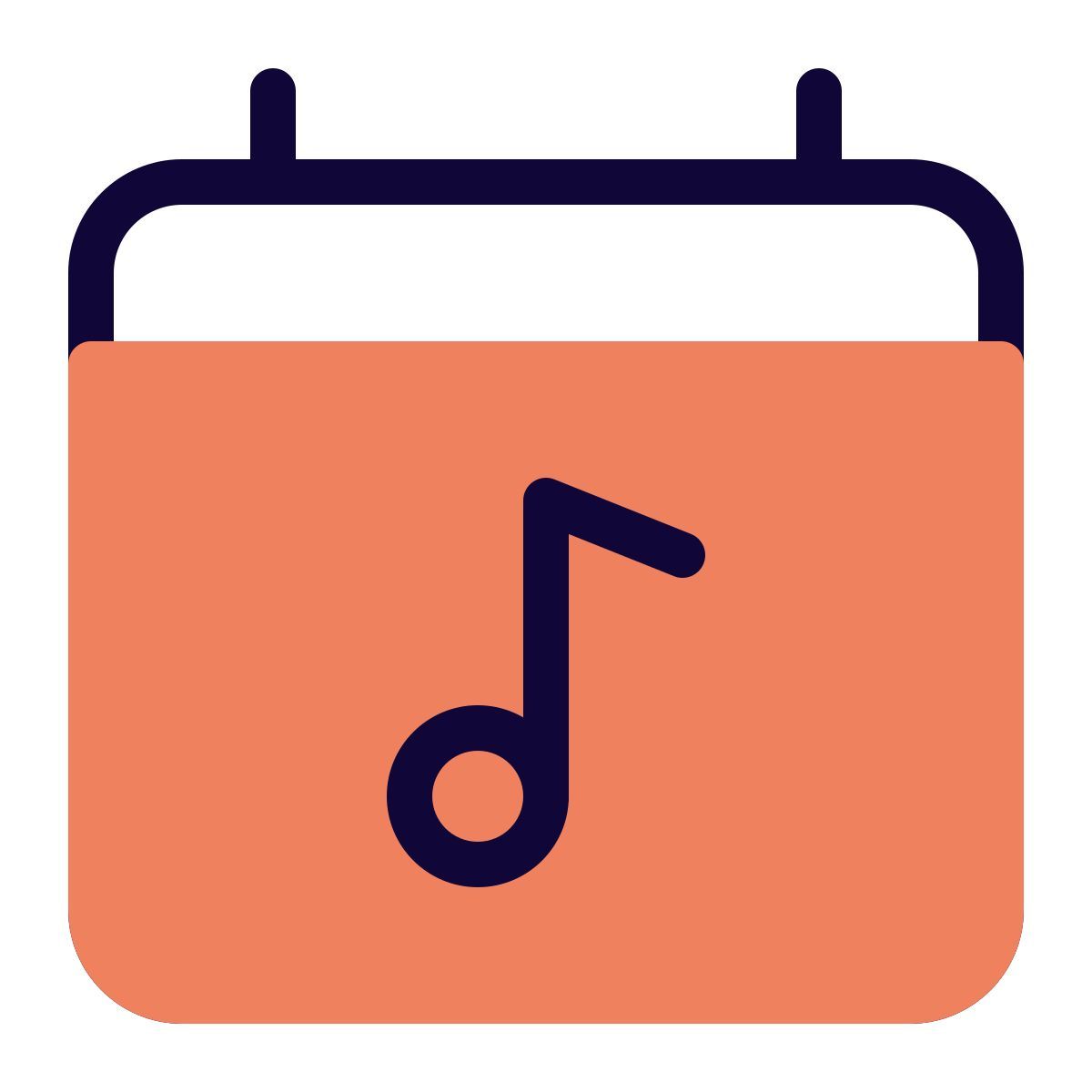 music calendar icon