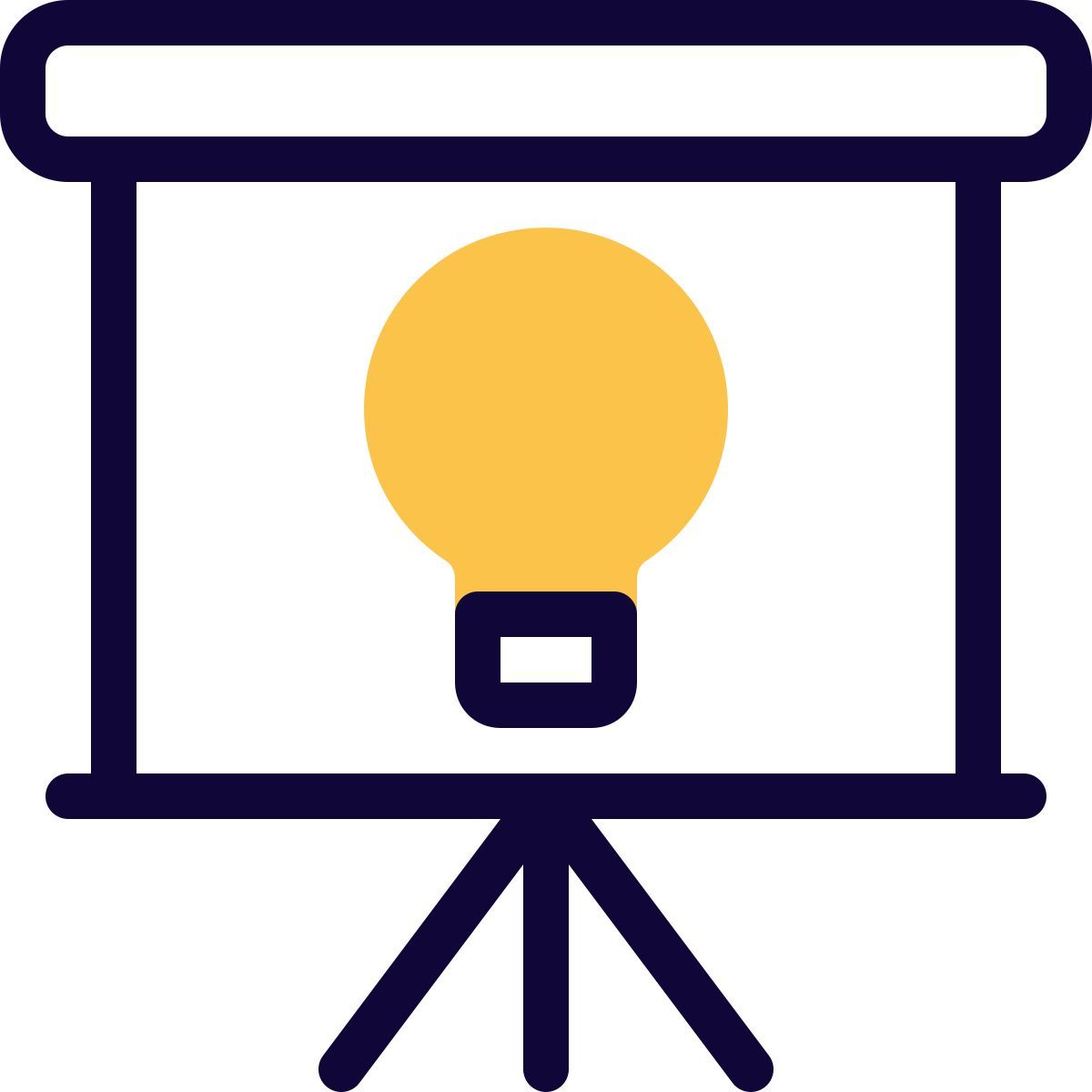 ideas presentation icon