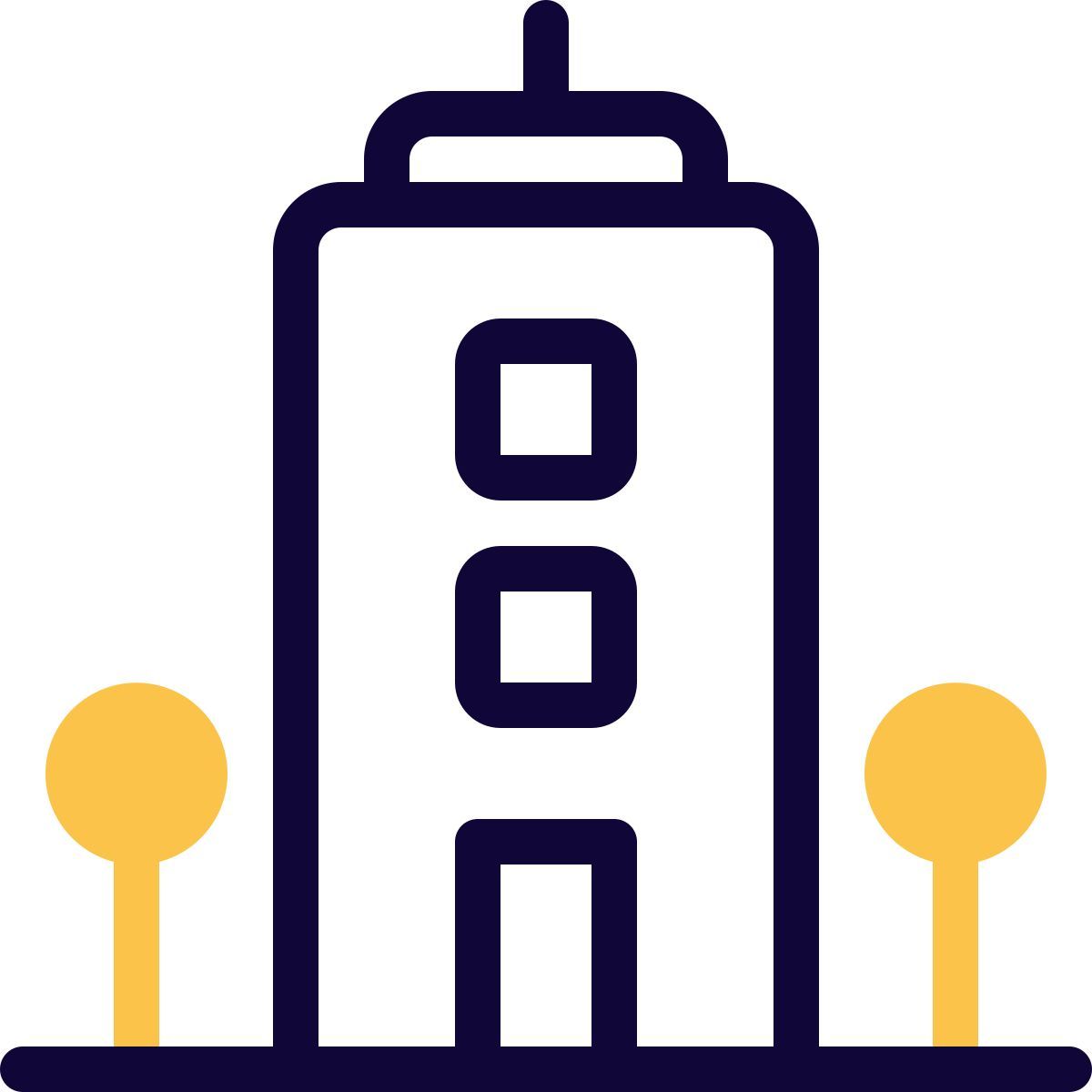 建物 icon