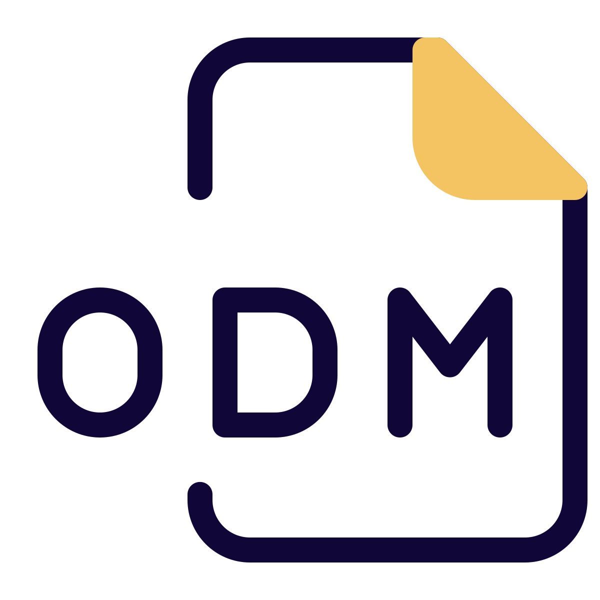 Fichier ODM icon