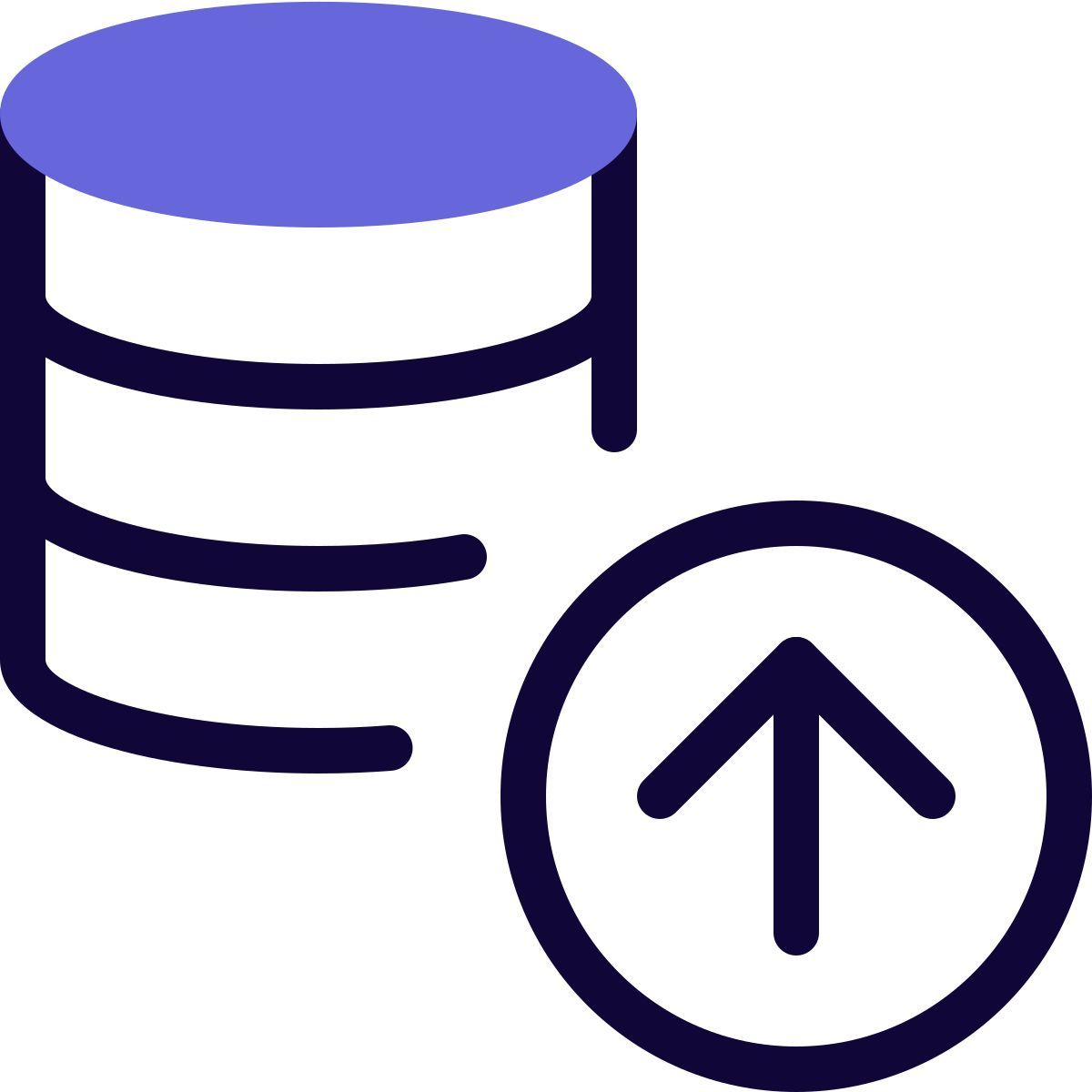 database upload icon